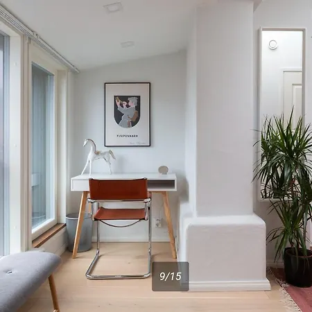 2ndhomes Stunning 35m2 Studio Penthouse With Sauna & Balcony *